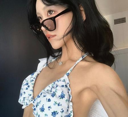 '41㎏' 최준희, 비키니 입고 뼈