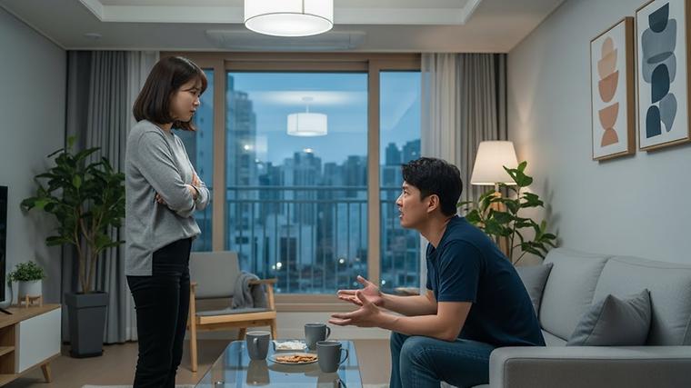 잠자리 몰래 촬영한 남편, 아내 &