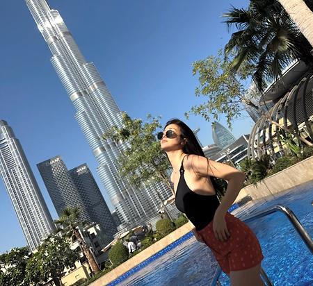 수영복 입고 몸매 뽐낸 박하선