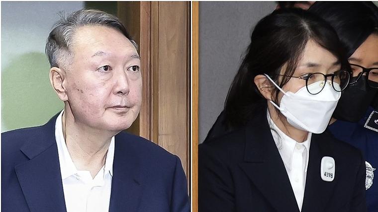 설날 떡과 바나나 받는 김건희, 윤