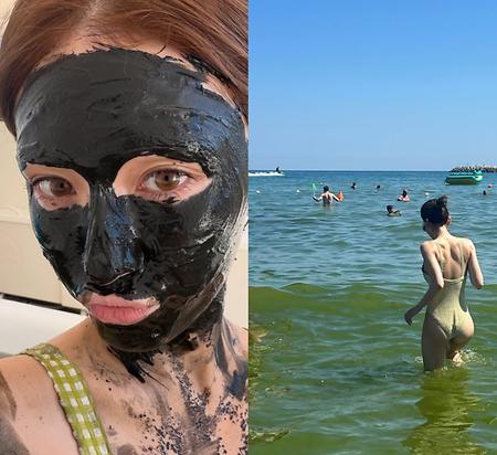 바다에서.. 섹시한 뒤태 뽐낸 가수