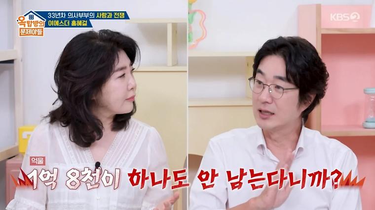 홍혜걸, 여에스더에 매달 1억800