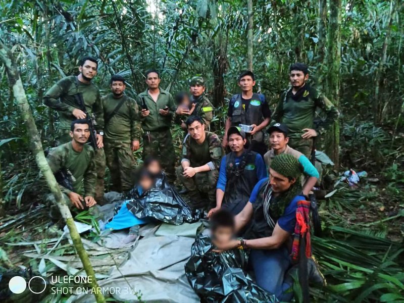 '아마존 생존' 4남매, 비행기 추