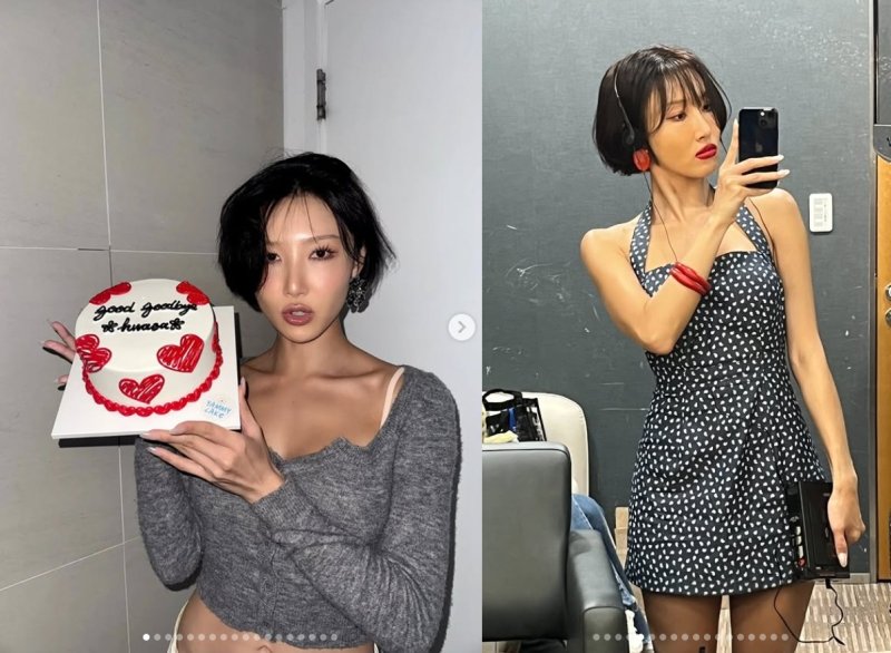 화사, 단발머리 변신…청순 글래머[★핫픽]