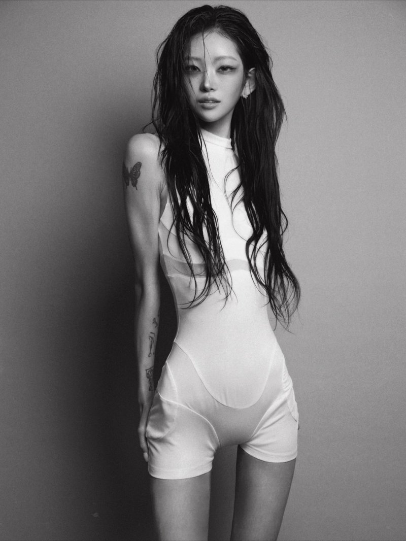 '96→41㎏' 최준희, 초밀착 보디 슈트…역대급 뼈말라 몸매 [N샷]