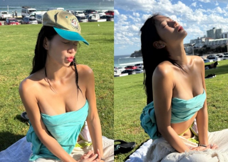 10㎏ 뺀 소유, 해외 휴양지서 뽐낸 과감 비키니 자태…볼륨감 과시