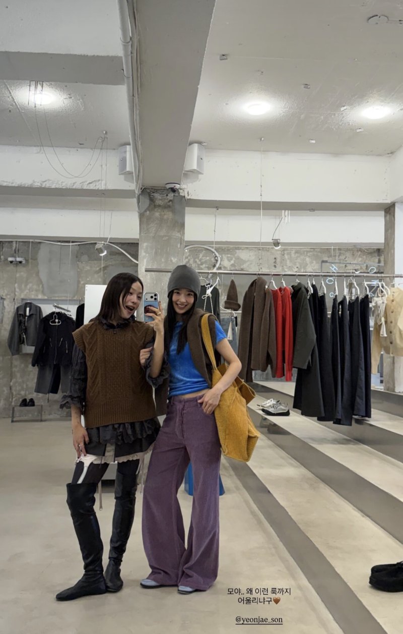 '금융인♥' 손연재 여유로운 쇼핑 데이트…몸매 과시