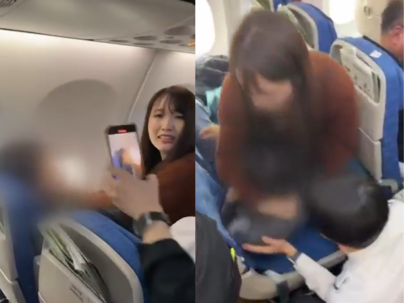 이륙 직전 혀 말리고 경련 일으킨 