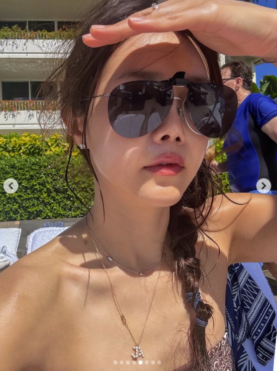 '48세' 채정안, 비키니 입고 인증한 볼륨 몸매…열심히 구울 준비