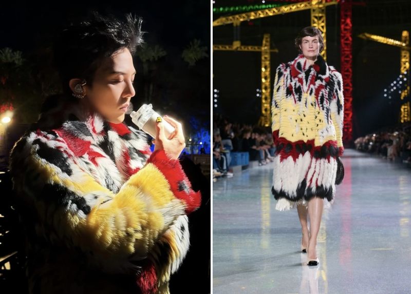 코첼라 찢은 지드래곤, 무대 의상도