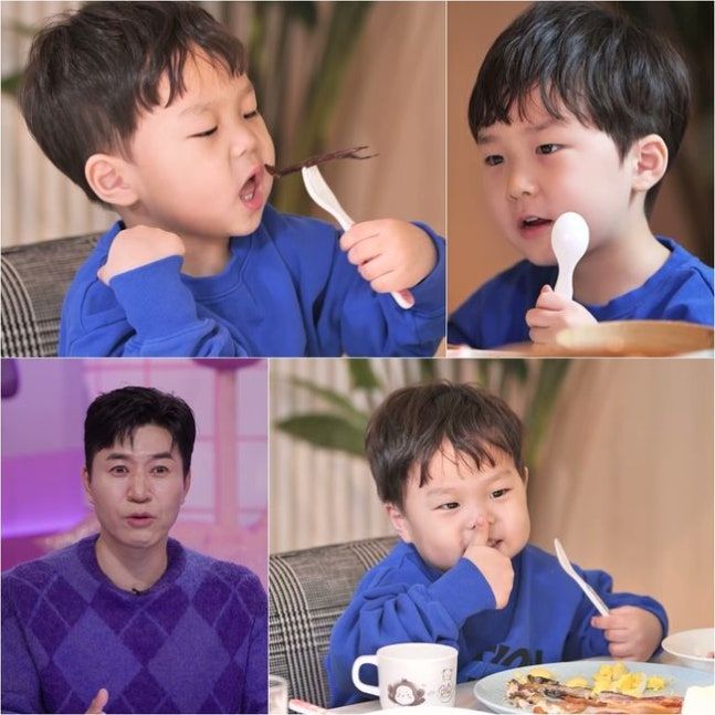 김준호 아들 3살인데 까나리 먹방…