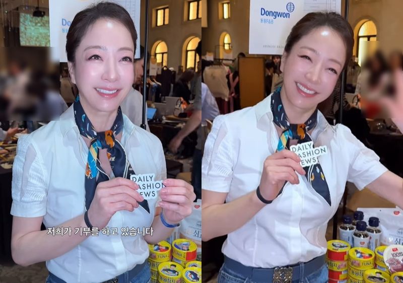 '현대家 며느리' 노현정, 바자회서