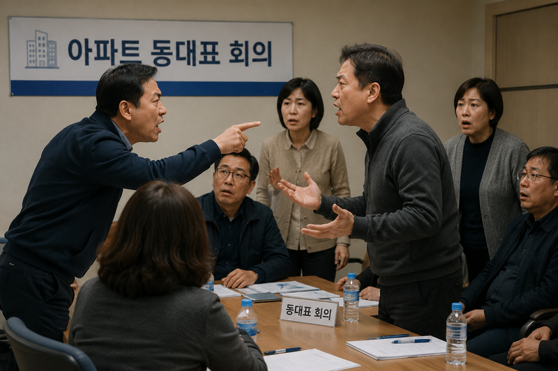 아파트 동대표끼리 싸우다 사망까지.