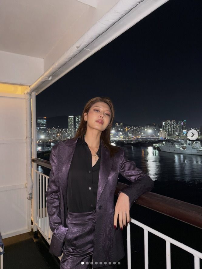 '빌런' 변신한 소시 수영, 보이시한 패션도 '찰떡 소화' [N샷]