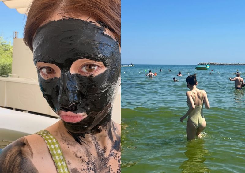 바다에서.. 섹시한 뒤태 뽐낸 가수