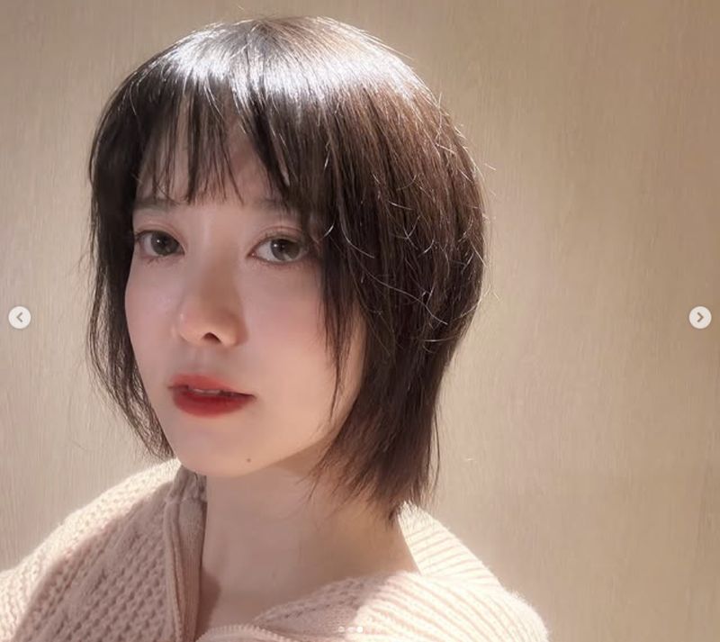 구혜선, 혼자 머리 자르고 사고 쳤어요…단발도 예쁘네
