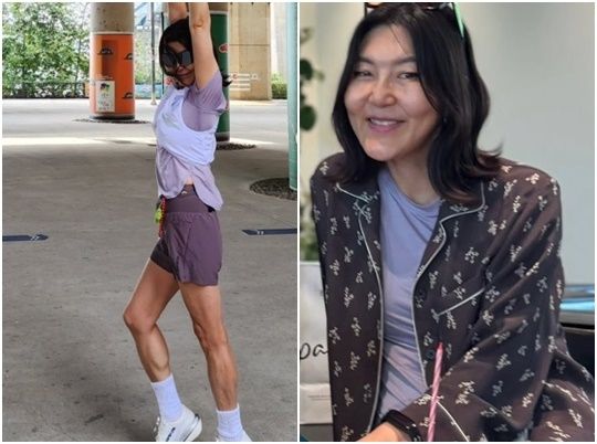 한혜연, 44kg 맞네‥한강 러닝으