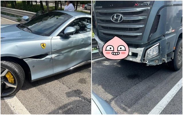 죽을 뻔한 페라리 탄 회장님, 왼손