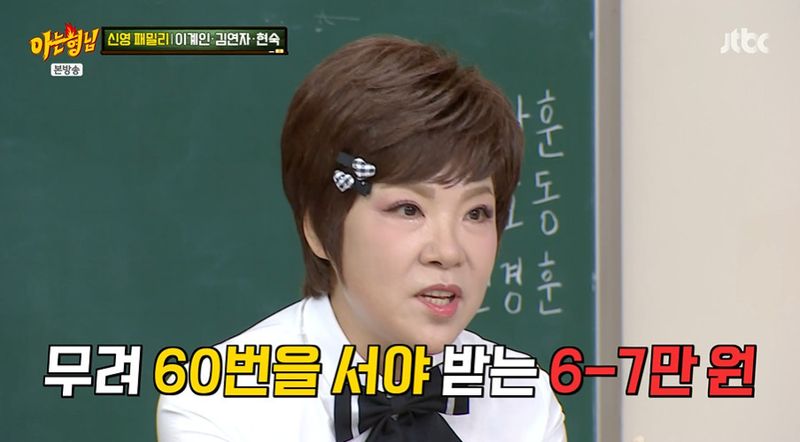 김연자, 무명 시절 밤무대 페이 공